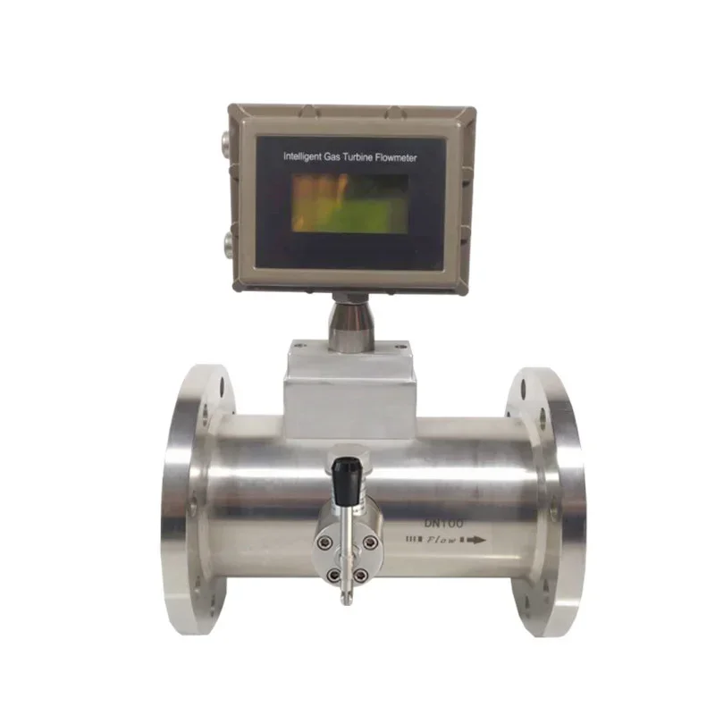 

Cheap natural lpg gas turbine flow meter propane n2 nitrogen compressed air gas flow meter with LCD 4-20mA output