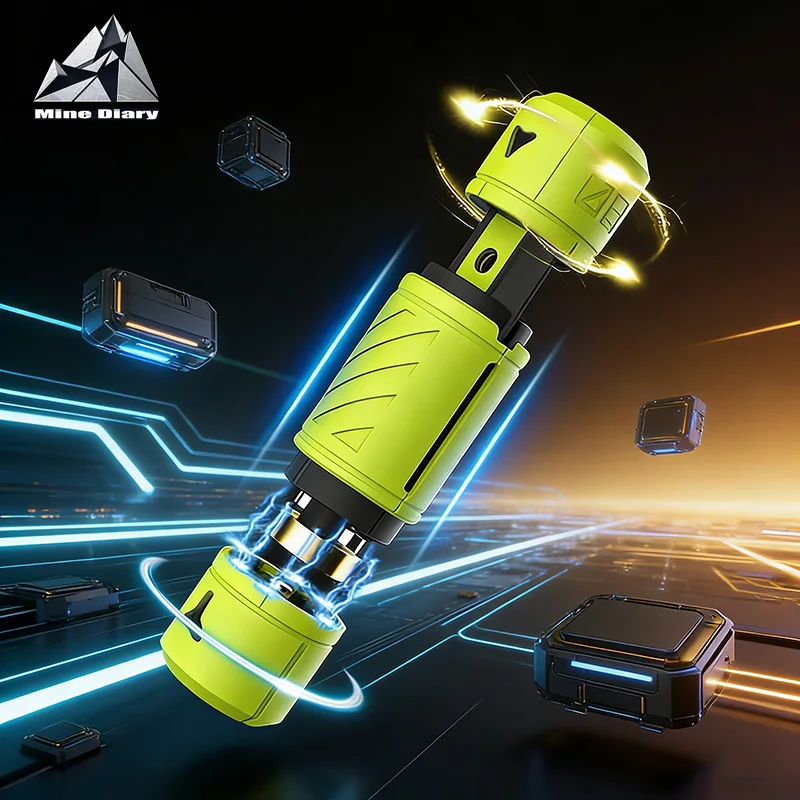 3-in1 Fidget Spinner Rotation, Press Rebound, Ding Coins - Multi Functional Fidget Toy Creative 3D Printing Stress Relieving Toy