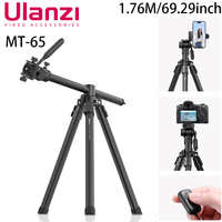 Ulanzi MT-65 for Canon Sony Overhead Tripod  1.76M Aluminum Professional Horizontal Camera Mobile Phone Max Photography Stand