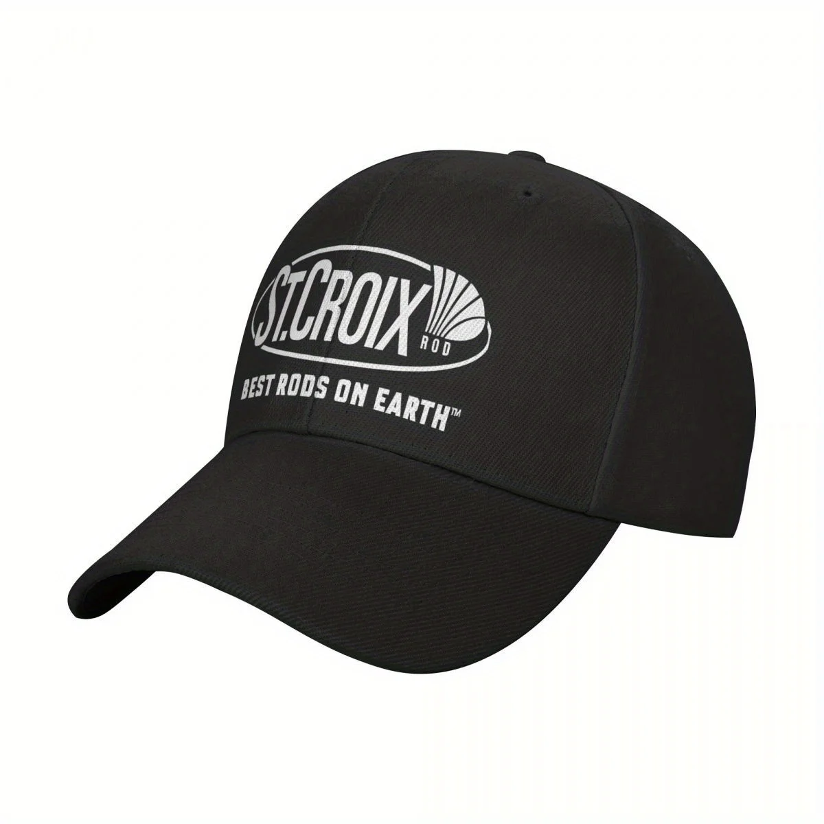 St. Croix Rods Baseball Cap  Lightweight Polyester Casual Style HandWashable  Perfect for Outdoor Sports & Fishing Enthusiasts