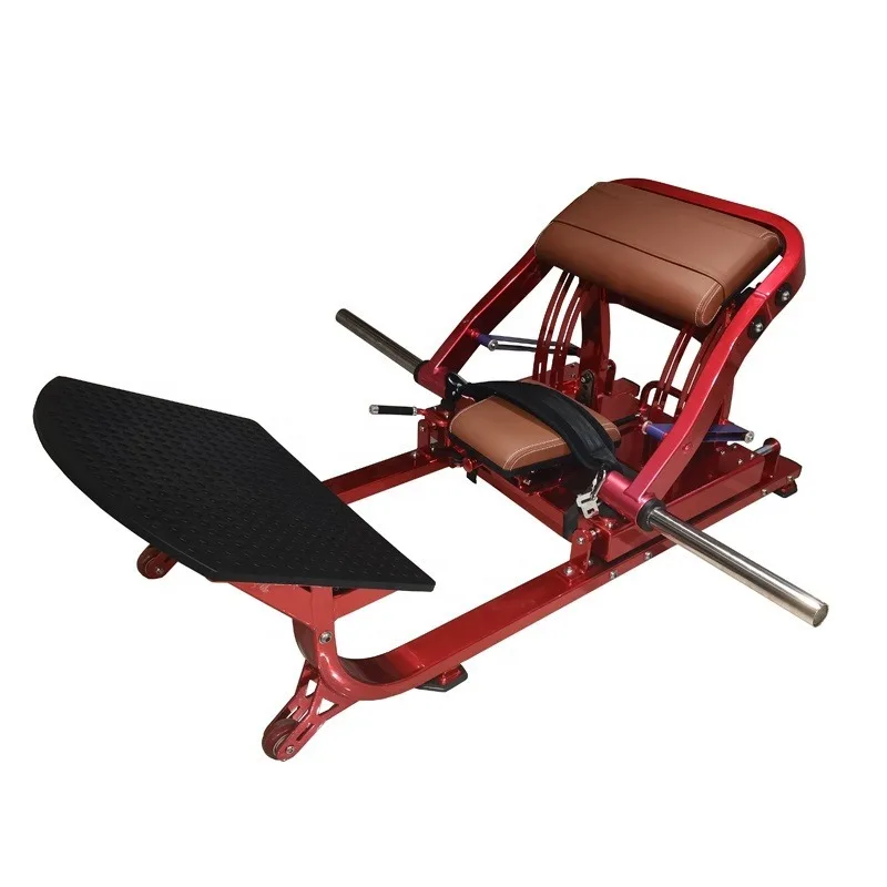 

Commercial Gym Equipment Multi Plate Loaded Glute Drive Bridge Hip Thrust Glute Machine