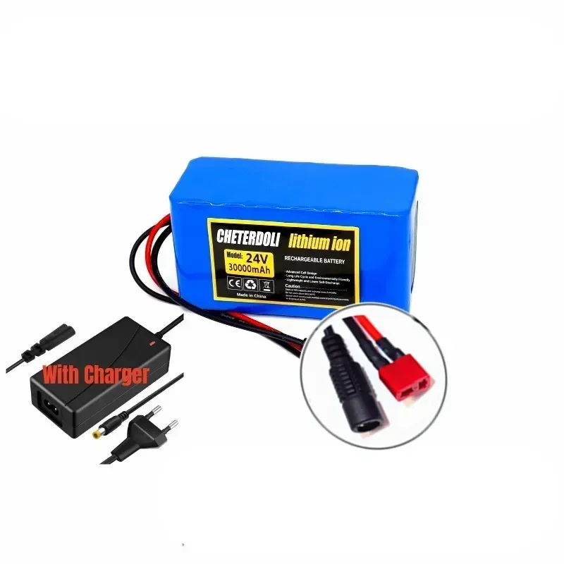 24 V 7S3P 18650 Li-Ion Batterij Lithium Batterijen voor Elektrische Motor Fiets Ebike Sccooter Speelgoed Boor Met 2A Lader
