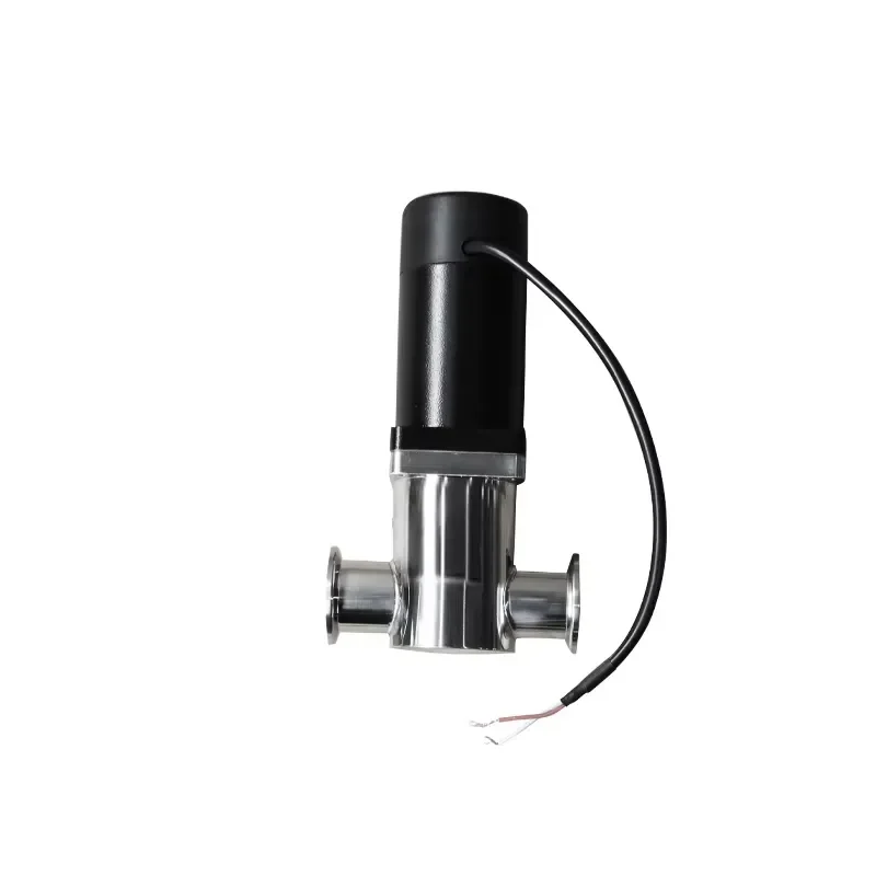 16 25 40 50 SS304 High Vacuum Manual Angle Valve with 40mm Port Size Flange Connection 2 Position
