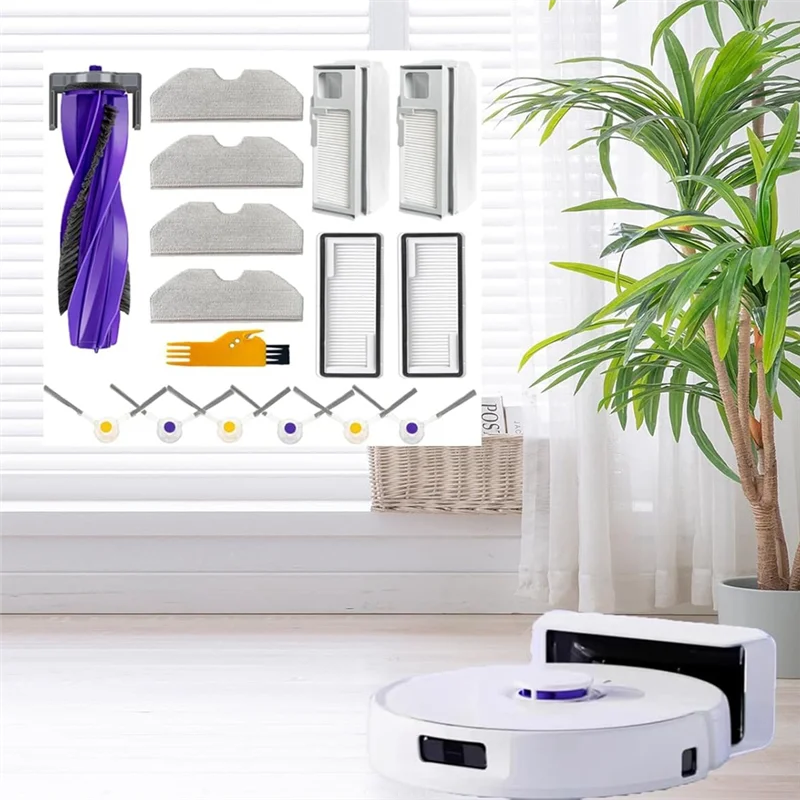 M04K для робота-пылесоса Narwal Freo X Plus, основная боковая щетка, фильтр Hepa, швабра, тканевые мешки для пыли, запасные части