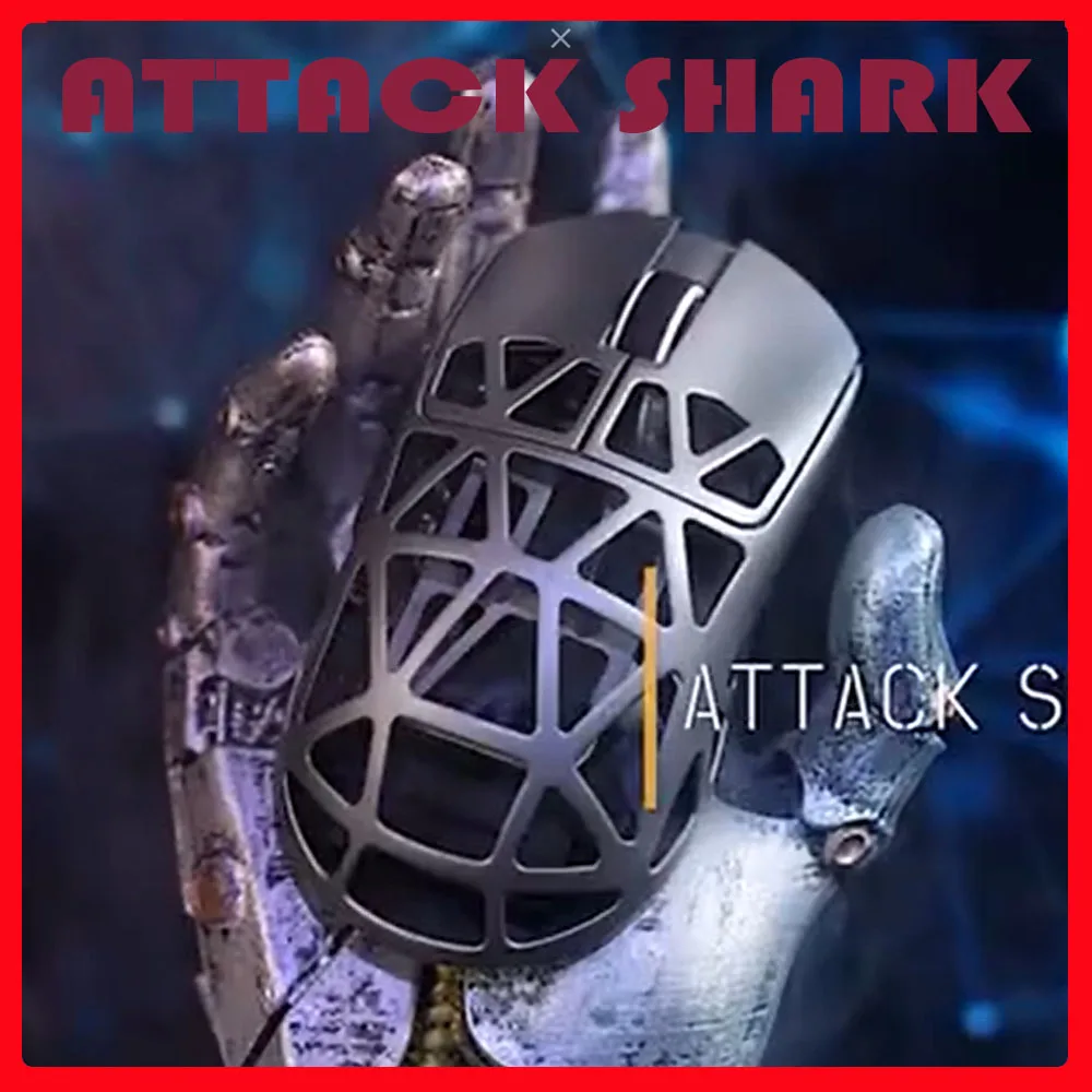 

Беспроводная мышь Attack Shark R2, легкий магниевый сплав, трехрежимная PAW3950, 8k, 42000 точек на дюйм, 48 г, уникальная геймерская мышь для киберспорта