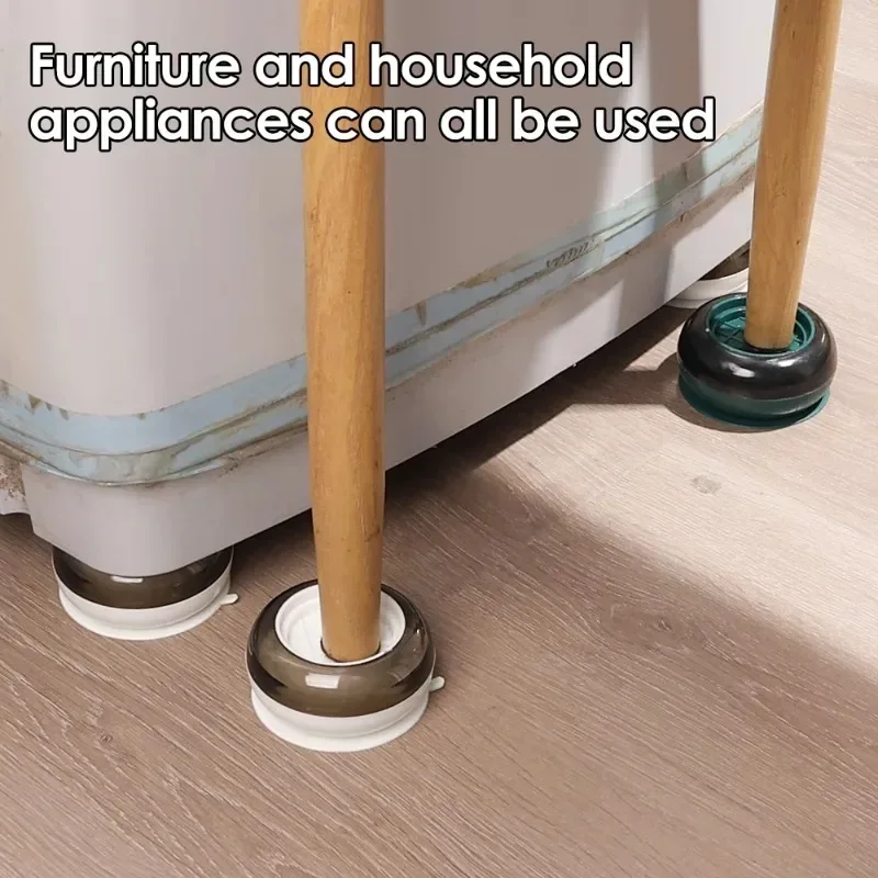 Универсальные антивибрационные подушечки, резиновый коврик для ног для стиральной машины, бесшумный коврик для мебели для холодильника, подъемная подставка для мебели