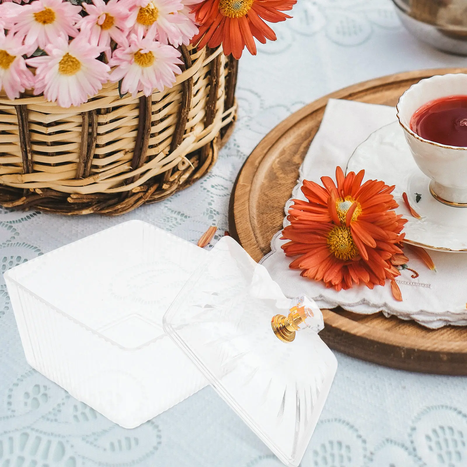 

Поднос для закусок с 6 отделениями, пластиковый, для конфет, орехов, сухофруктов, закусок, для вечеринок, дома, бара, караоке, легко моется