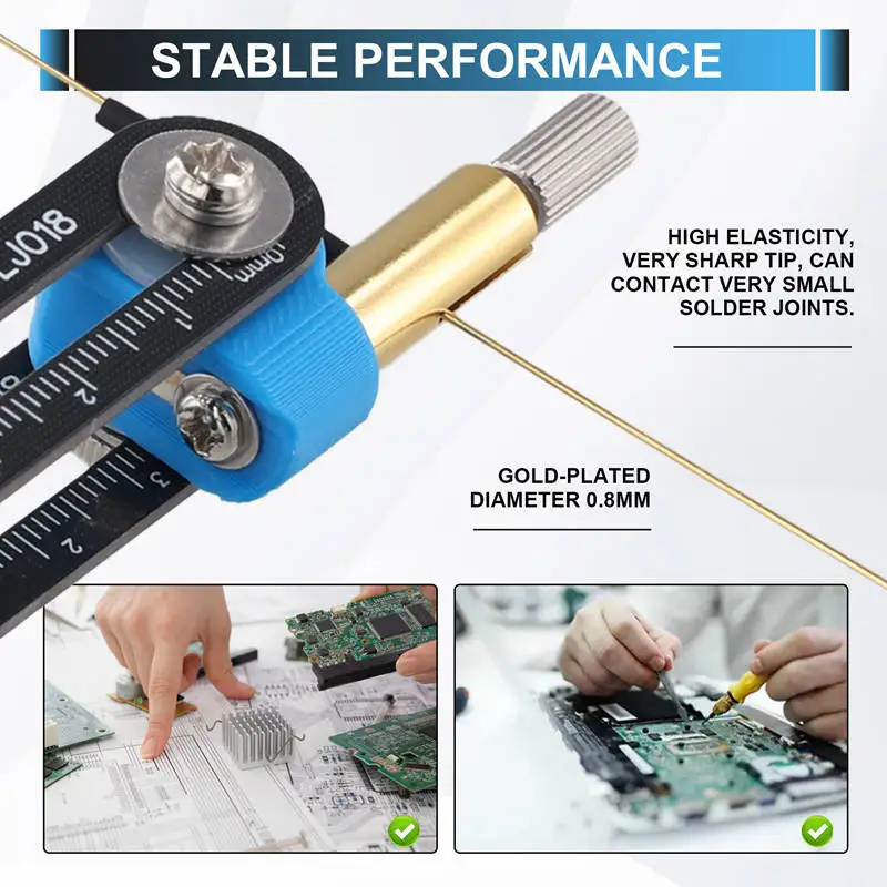 จับเวลาสัญญาณบินตะกั่วข้อมูลซ่อม Test Gold-Plating PCB มัลติมิเตอร์เข็ม DIY Circuit Board เครื่องมือเชื่อมอิเล็กทรอนิกส์