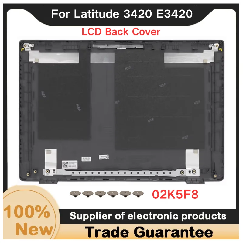 New For Kailxuling Latitude 3420 E3420 LCD Back Cover 02K5F8 / Front Bezel / Upper Case Palmrest 04PX9K / Bottom Case 03VX9G image 2