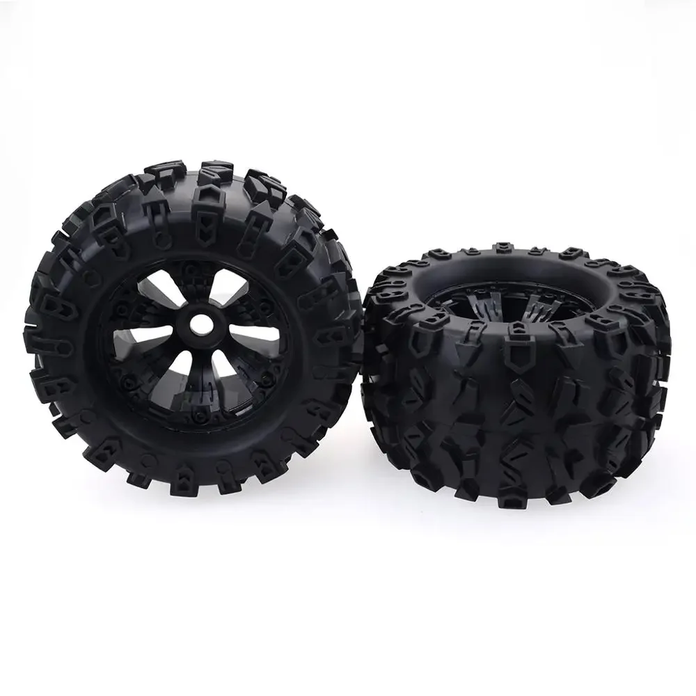 

2pcs ZD Racing 17mm HEX WHEEL & 170mm Wheels Tires for Redcat Rovan HPI Savage XL MOUNTED GT FLUX HSP 1/8 Monster Truck