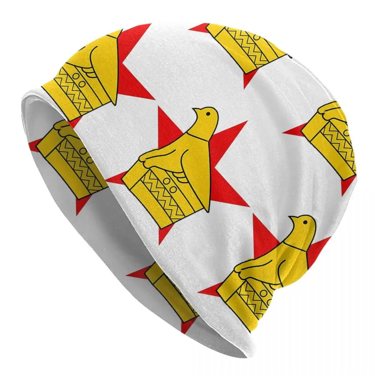 Zimbabwe Cricket Board Custom Sticker Unisex Adult Beanies Caps Knitted Bonnet Hat Warm Hip Hop Autumn Winter Skullies Hats