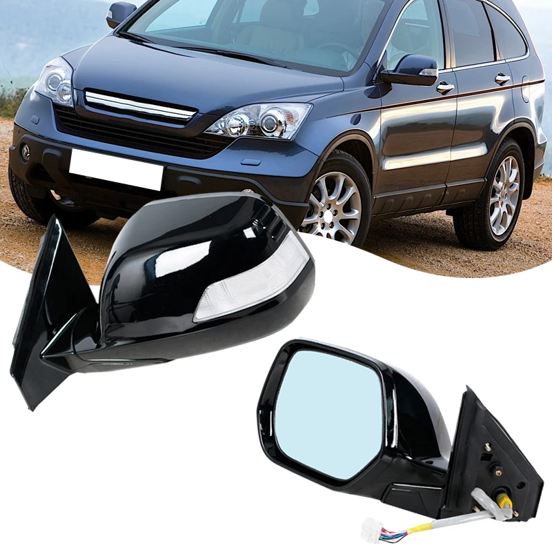 5/7/9PIN Car Accessories Auto Outside Door Rearview Mirror Assemblys For HONDA CRV CR-V RE1 RE2 RE4 2007 2008 2009 2010 2011