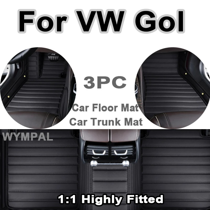 

Роскошные автомобильные коврики на заказ для VW Gol 2008 2009 2010 2011 2012, авто роскошные кожаные мужские и женские автомобильные коврики с полным покрытием