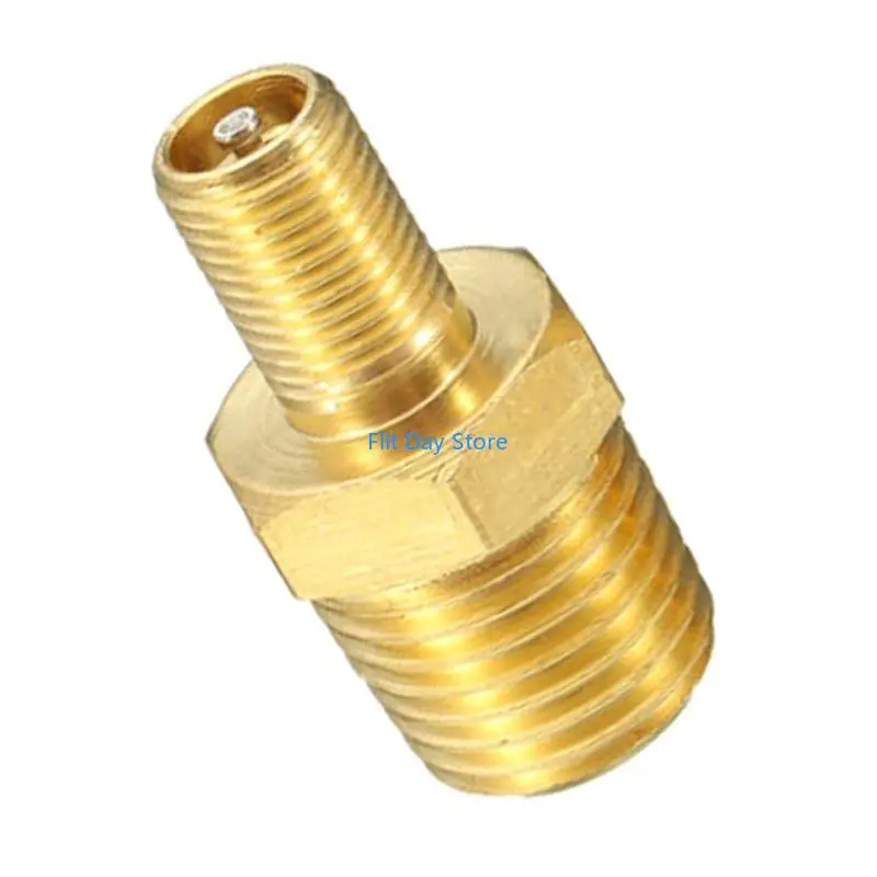 F92C Air Compressor for Tank Fill for Valve Nickel Plated Brass Air Compressor for Tank Fill for Valve 1/4-inch Used for Vehi