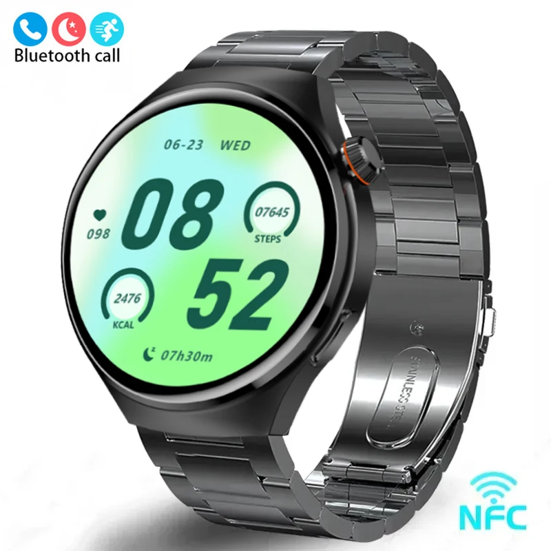 

Smart Watch For Men women watch 4 Men's Fitness Tracker AMOLED 460*460 HD Screen Bluetooth Call Smartwatch relogio 2024 שעון חכם