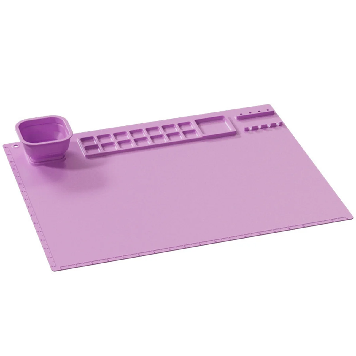 

ABGV Silicone Painting Pad Brush Holder Crafts Silicone Pad Multifunctional Silicone Art Painting Art Graffiti Mat