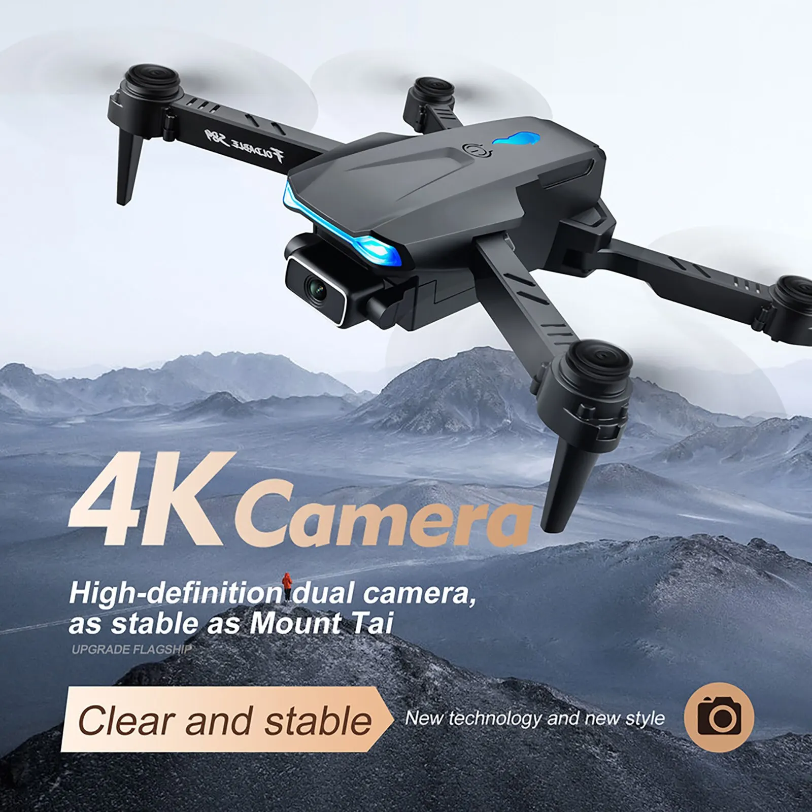 New S89 Mini Drone 4k HD Dual Camera Profesional WiFi Fpv Drones Height Preservation RC Quadcopter Helicopters Smart Selfie