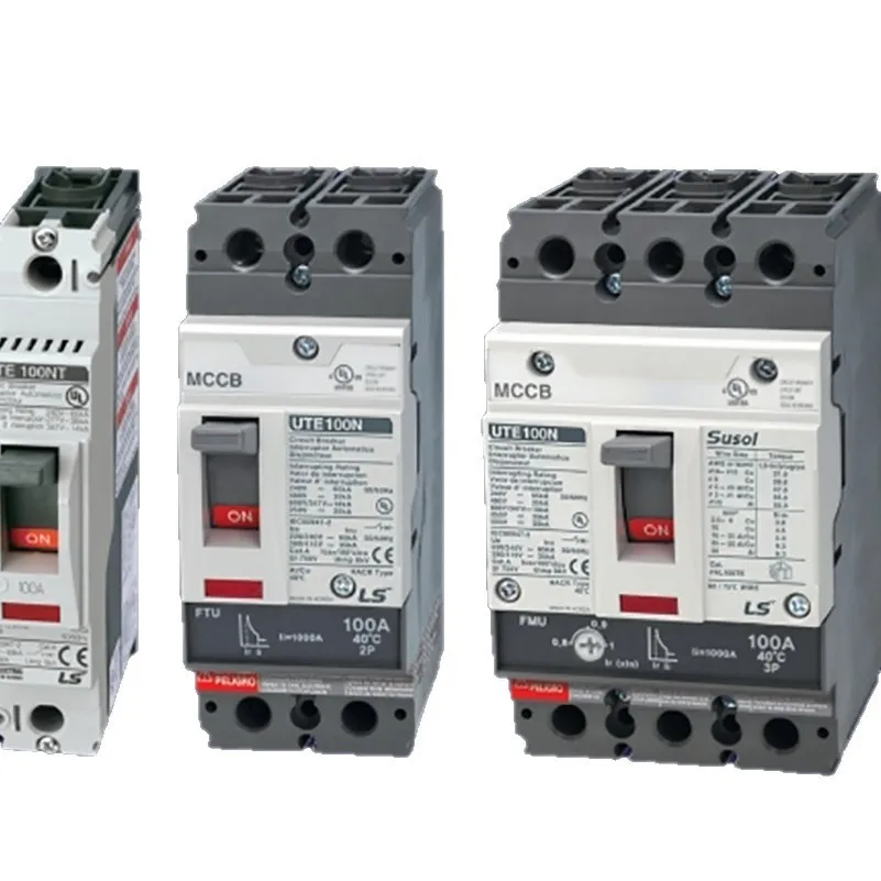 

UTE100N Автоматический выключатель в пластиковом корпусе Оригинальный корейский электрический LS Сертификация UL UTE100N 2P/3P FTU/FMU Тип 20A-100A