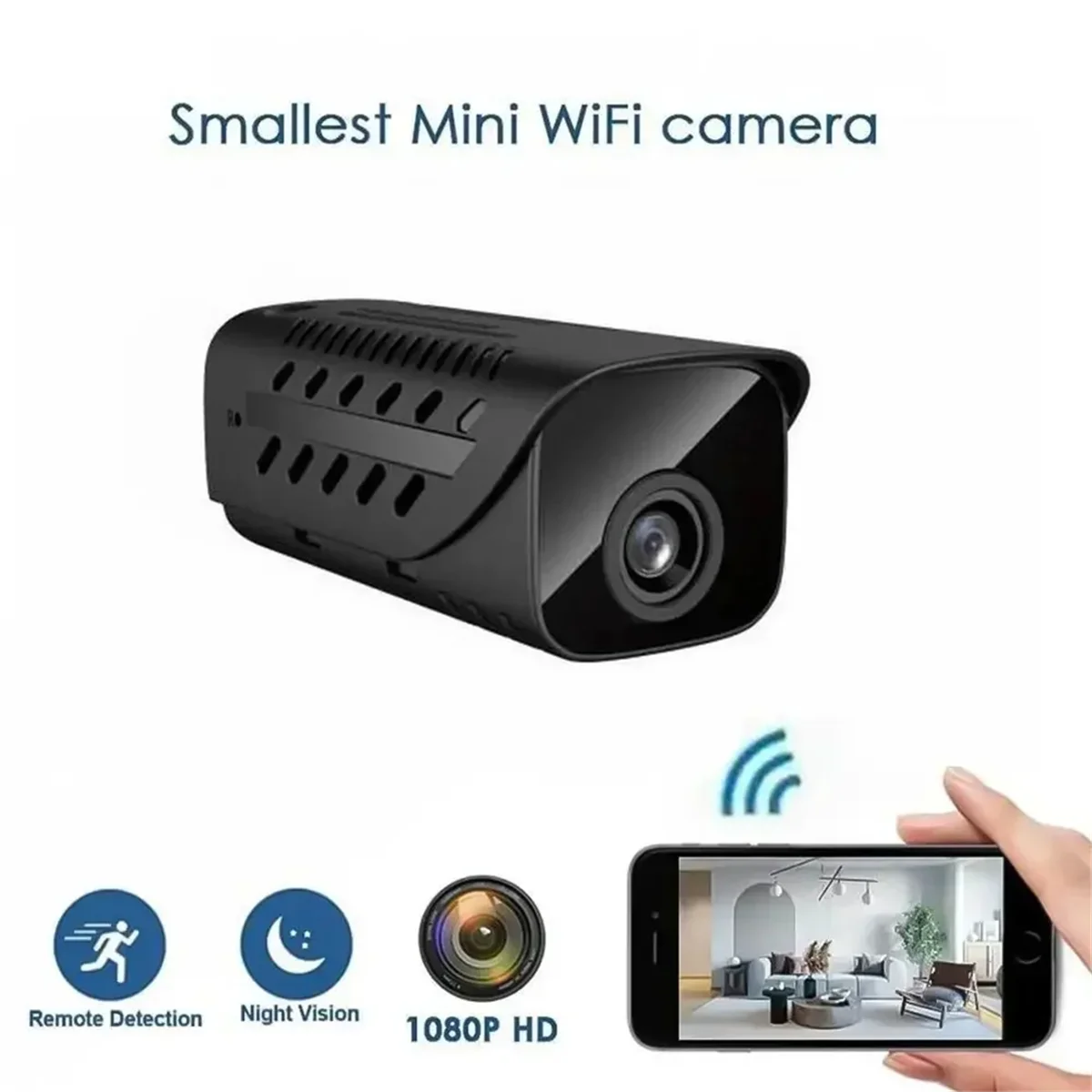 Mode 1080P HD Kleinste Mini Camera Wifi IP Webcam Remote Monitoring Kleine Camcorder Infrarood Nachtzicht Mini Cam