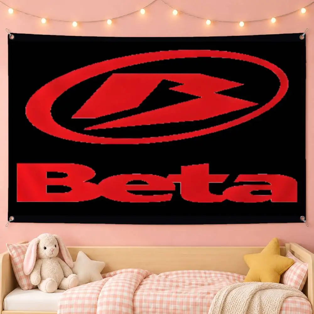 Bold Racing Betas Racing Flag Banner Tapestry For Party Outdoor Garden Yard Home Decor