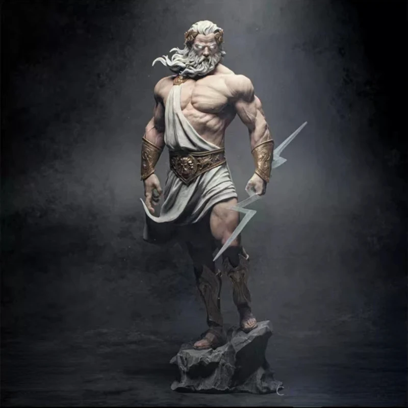 

The God Zeus Full Resin Figure 1/24 Scale 75mm Assemble Miniature Model Kit Unassembled Unpainted Diorama Toys