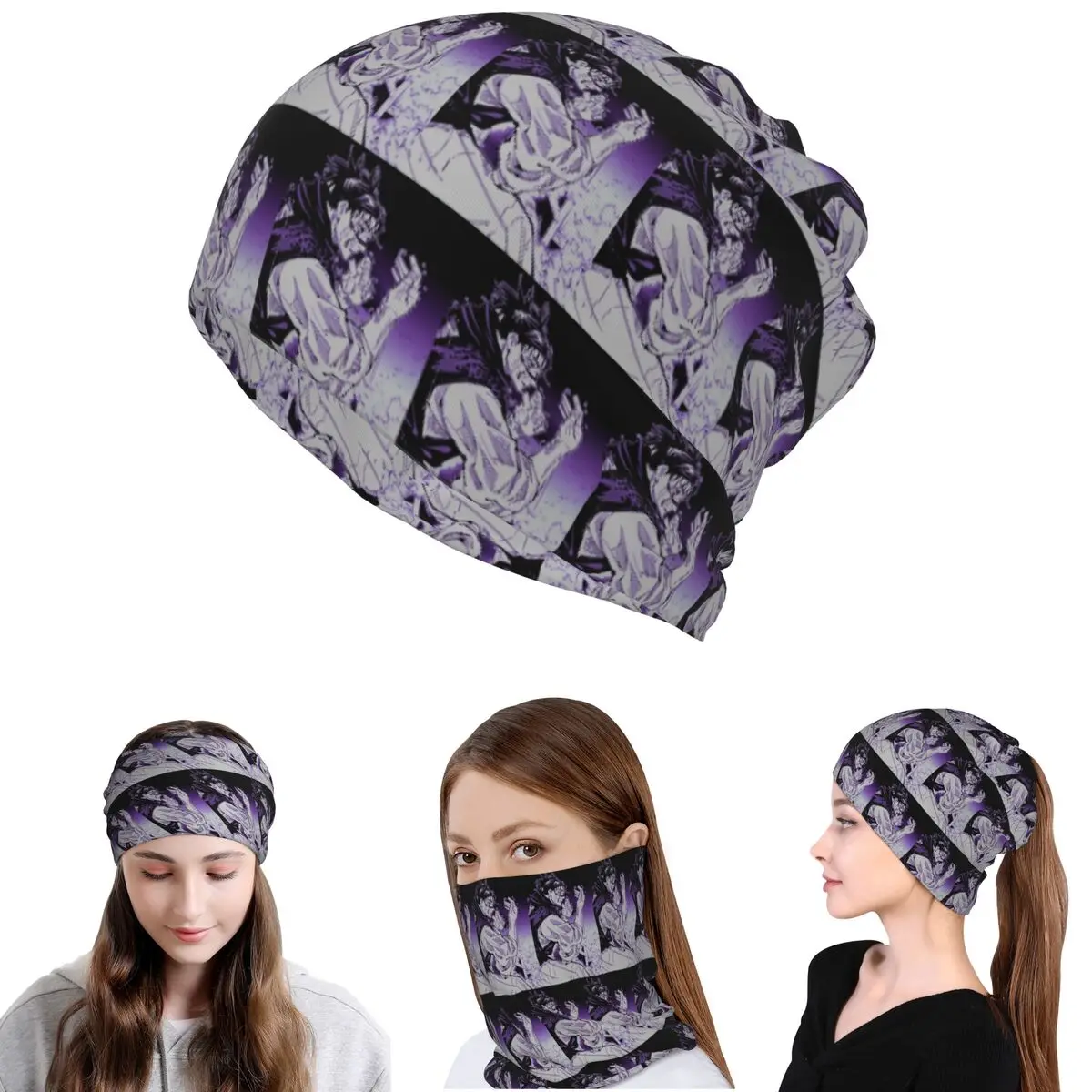 

Choso JJK Anime Jujutsu Kaisen Bandana Neck Cover Mask Scarf Multi-use Headband Beanies Hat for Men Women Adult Windproof
