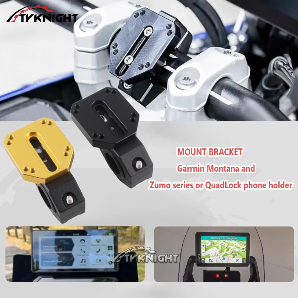New Motorcycle Universal GPS Holder Mount Navigation Bracket For BMW F800GS NX400 CB500X 450MT Versys650 XL750 Fit 12MM 22MM - Image 4
