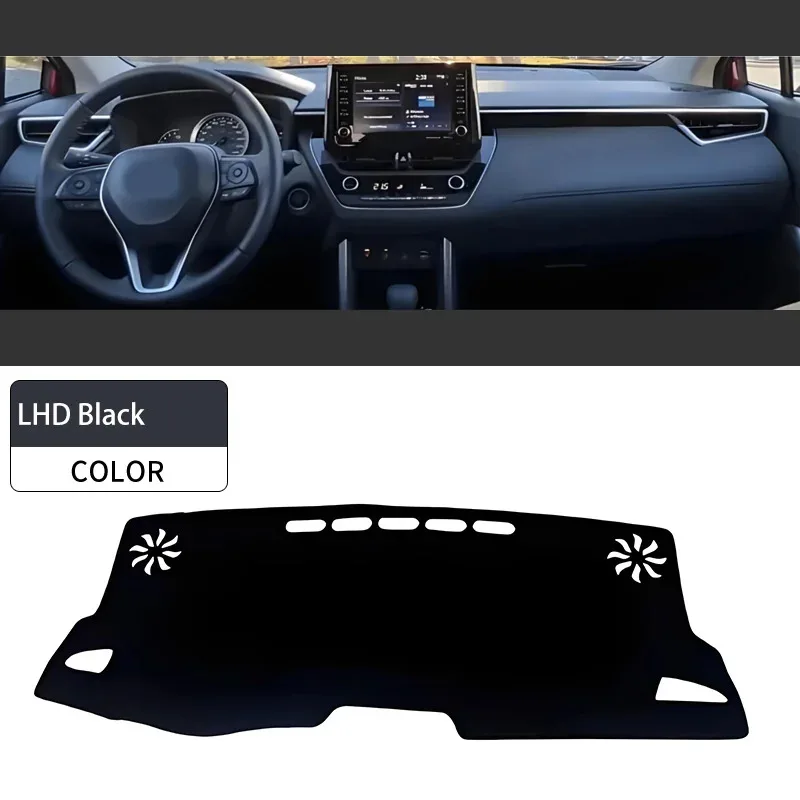 Для Toyota Corolla E210 2019 ~ 2025 гибридный автомобильный чехол для приборной панели, коврик для приборной панели, нескользящая накладка, аксессуары