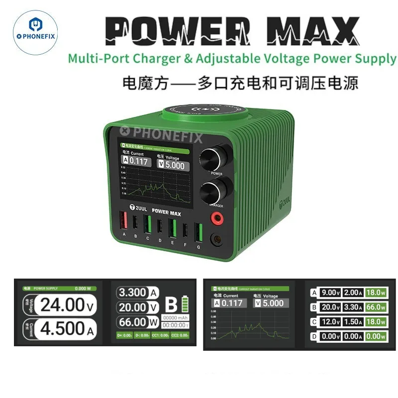 2uul-pc01-200w-alimentation-numerique-reglable-usb-c-qc30-pd-5v-20v-10a-sortie-chargeur-rapide-pour-laboratoire-et-reparation-de-telephones-portables