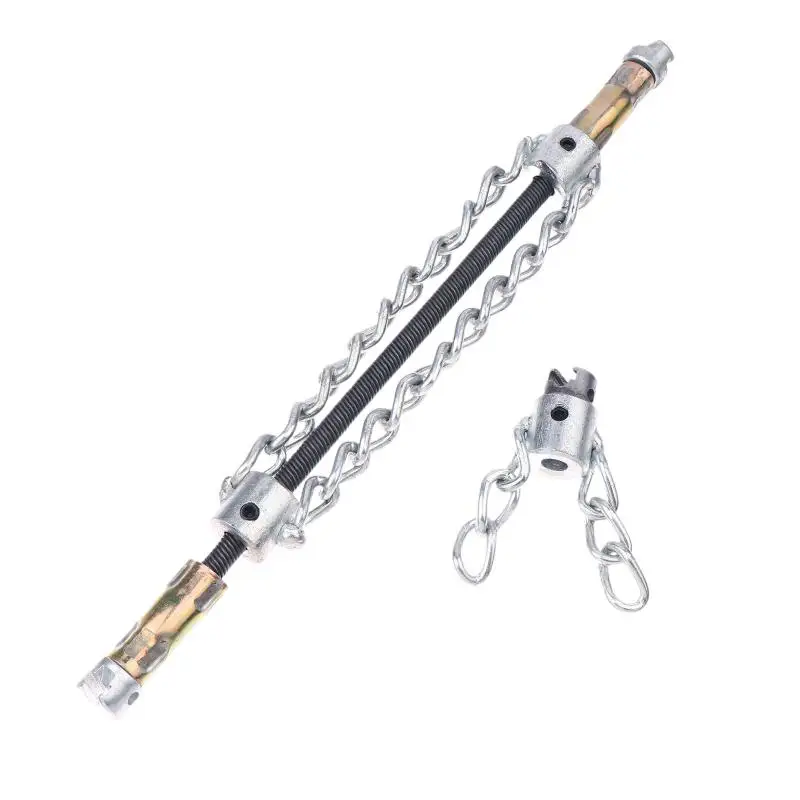 

Push-Type Rotary Cable Sewer Dredge Flex-Shaft Sewer Descaling Chain Multi-Purpose PVC Pipe Maintenance Tool For 16mm Spring