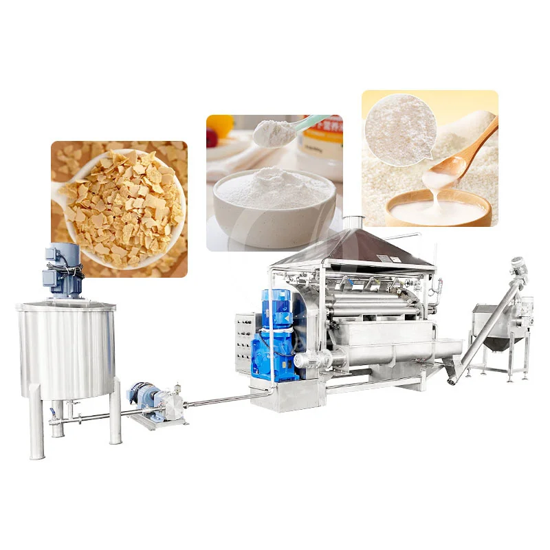 FOODLINE Customized Oatmeal Flake Process Machine Nutrition Powder Process Line Automatic Baby Food Manufacture Machine