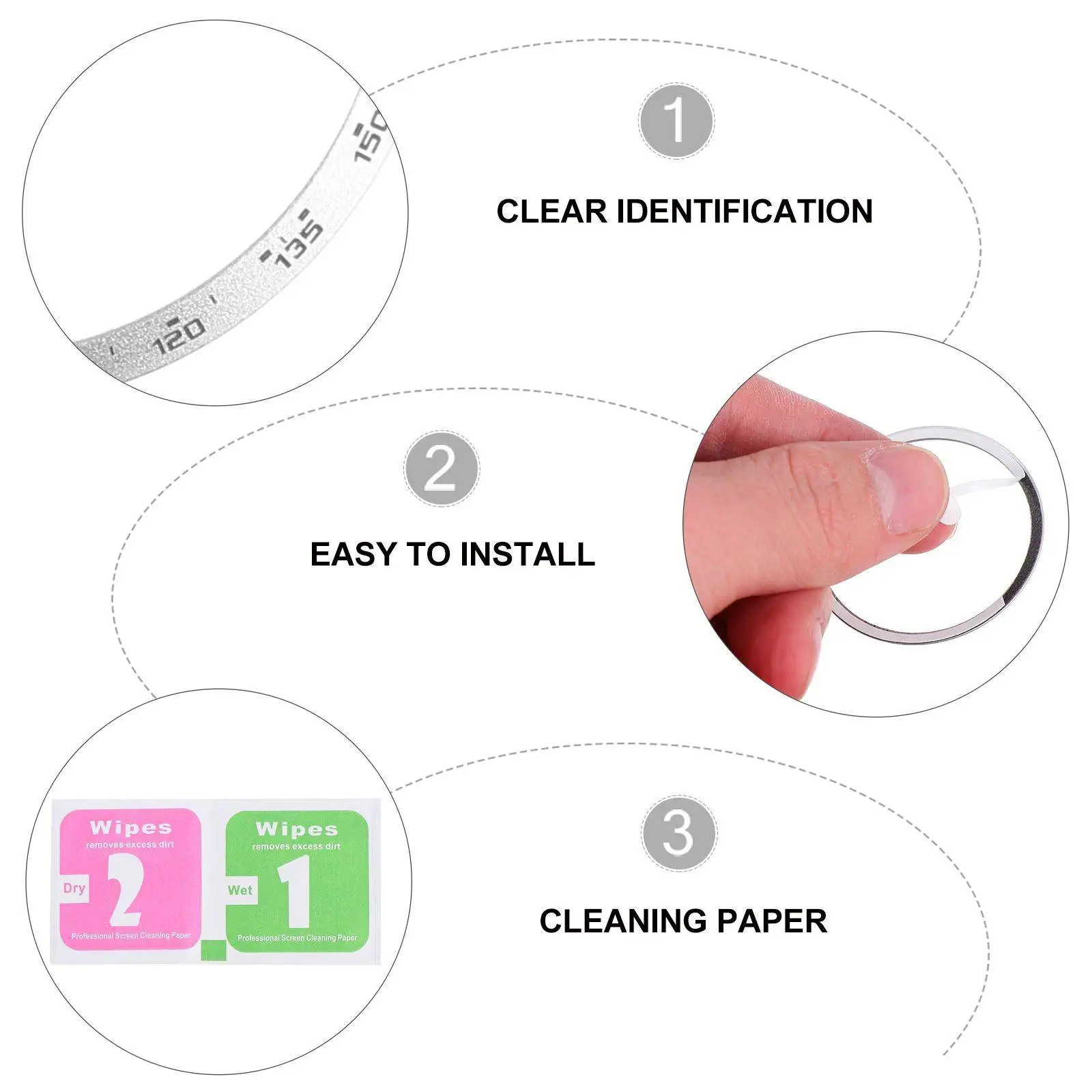 Aluminum Alloy Watch Bezel Ring Protective Case Frame for Smart Watch Dust Scratch Damage Fashion Chic Lightweight view 4