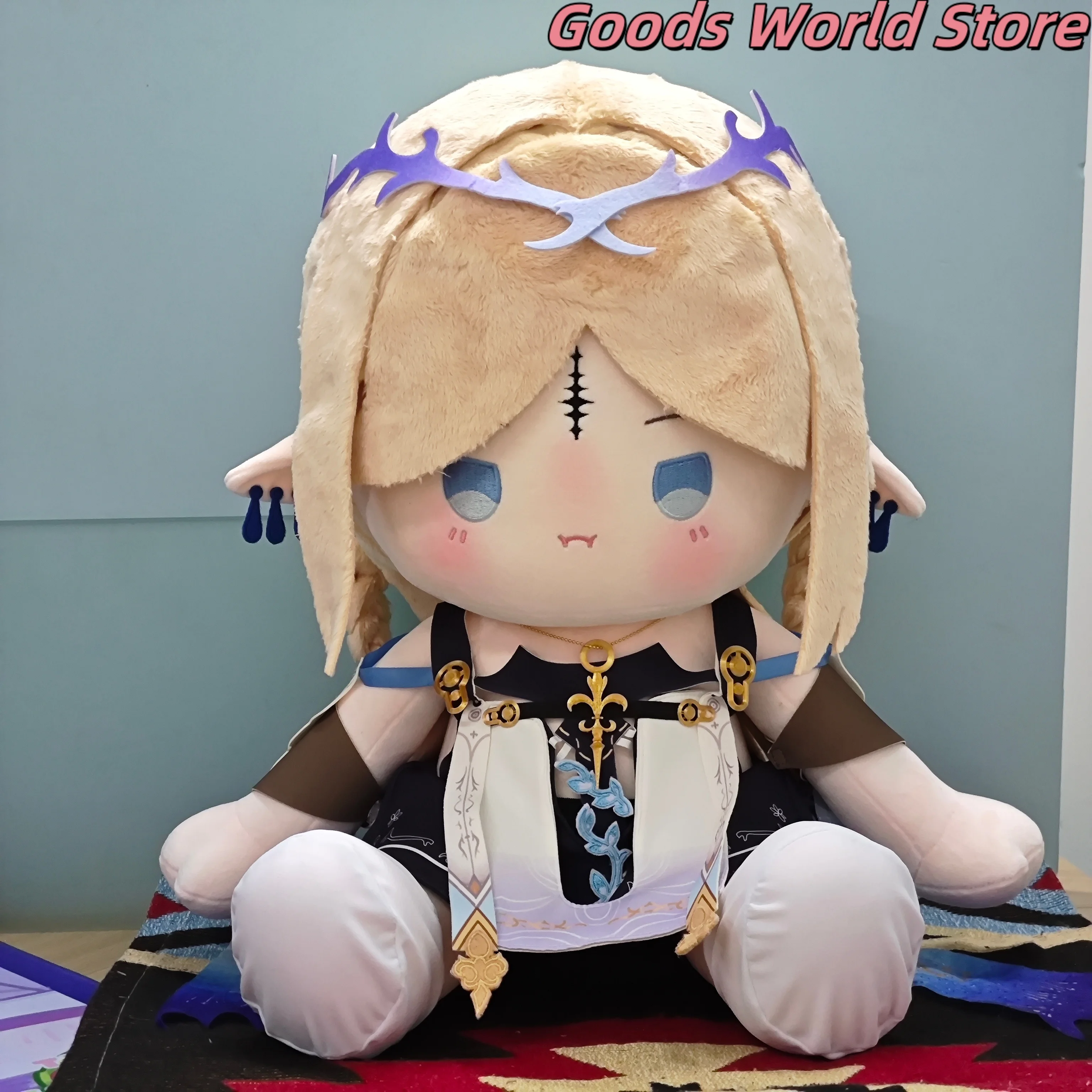 

Cartethyia 40cm Pillow Sitting posture model ornament Kurogame Wuthering Waves Cartethyia Cosplay Costume Anime Halloween Gift