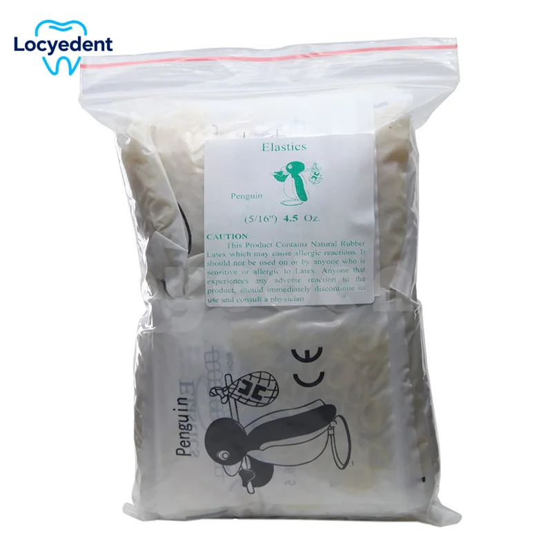 50Bags Dental Orthodontic Elastic Rubber Bands for Teeth Braces Zoo Pack Latex Ligature Tie Ligation Ring 2.5/3.5/4.5/5.0/6.5OZ