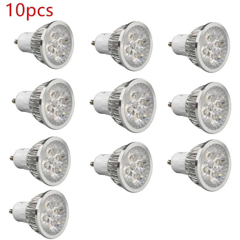 10pcs/lot GU10 LED lamp 5W Warm White LED Spotlight Bulbs with Five Beams for Home Decoration Energy Saving Lamps Light