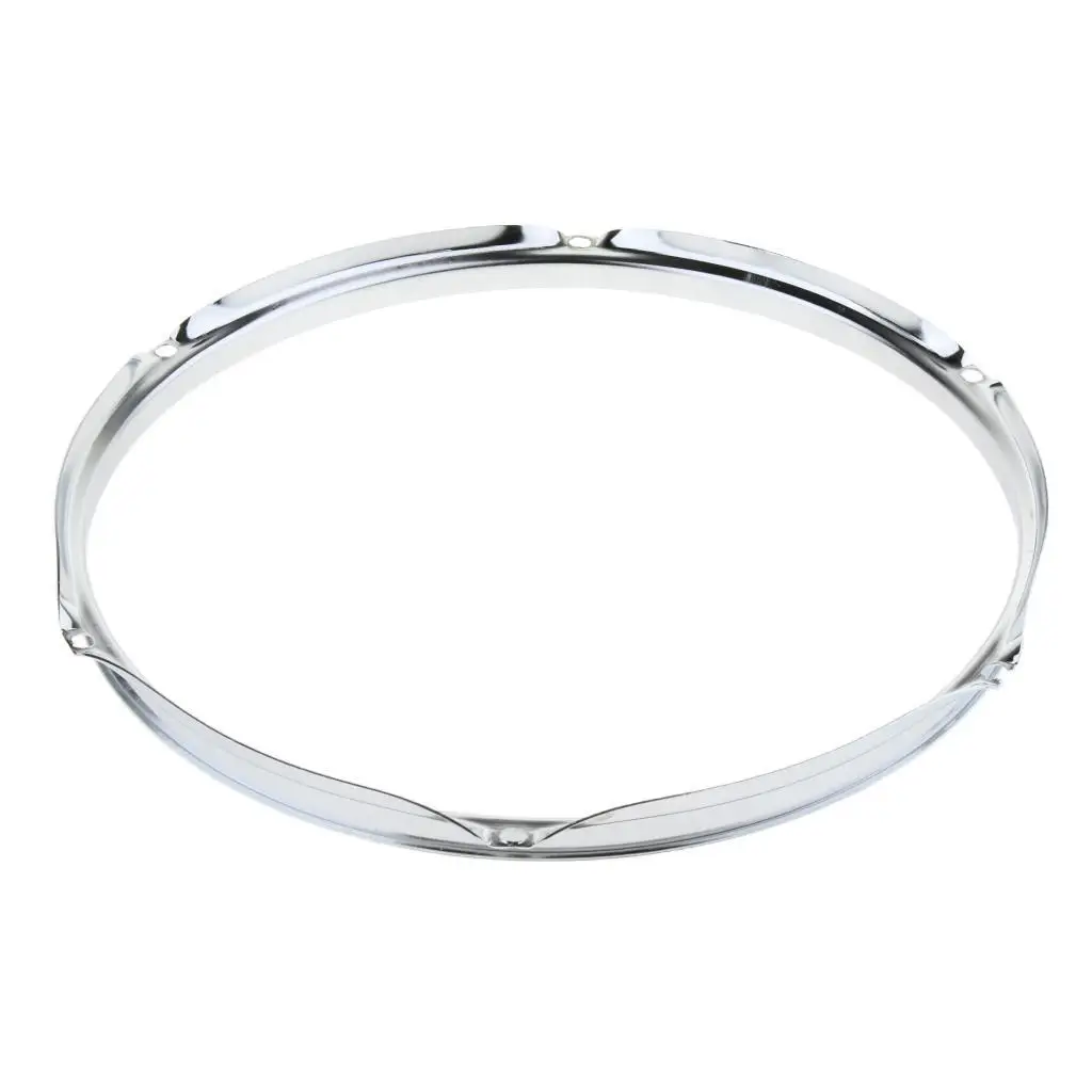 

1 Pair Iron Tom Drum Hoop Ring Rim 12inch 6 Holes