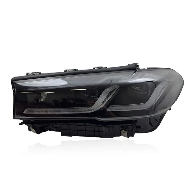 Headlight Assembly for BMW 5 Series G30/G38, 2018-2020, Quality, High-End Version, LED Headlights, DRL, Pair