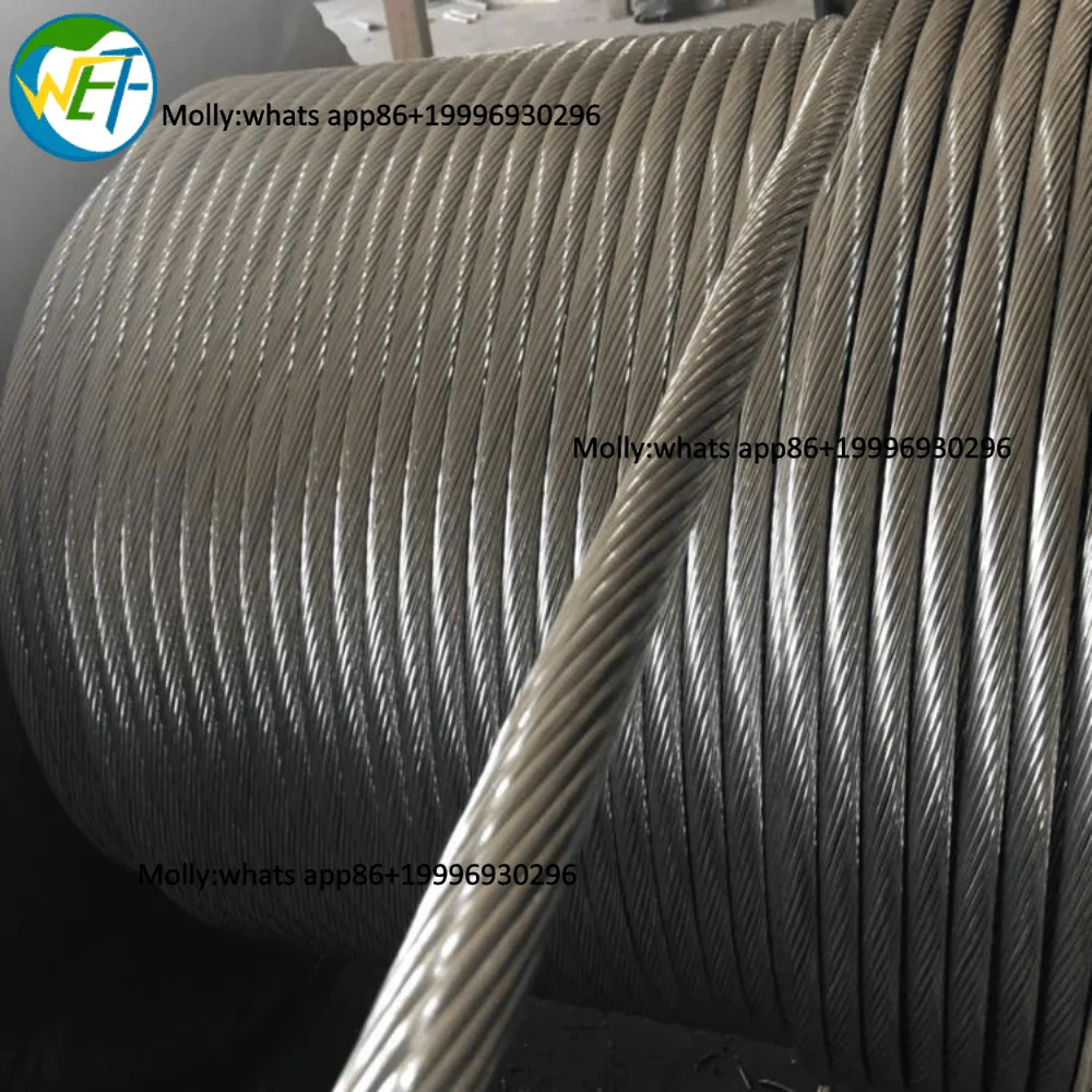 Wolf OPGW Optical Fiber Cable IEEE 1138 Standard for Overhead Transmission Projects 35kV 25-Year Warranty Factory Bulk Supply