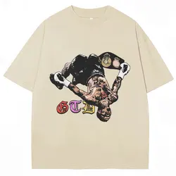 Tank Gervonta Davis Graphic T-shirt Vintage Fashion Men's Oversized T Shirts Sport Boxing Cotton Summer Tshirt Streetwear Male