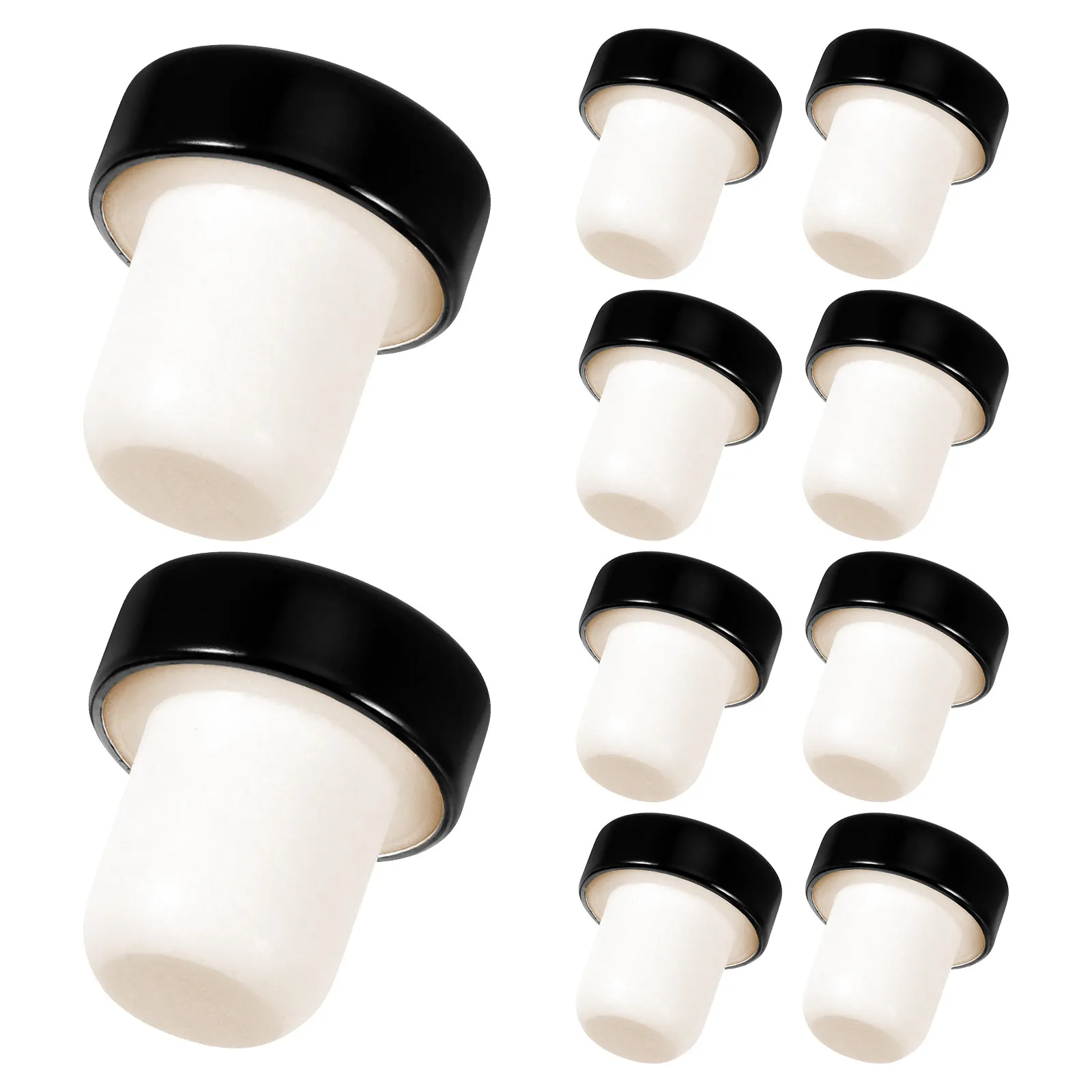 24Pcs Wine Bottle Stoppers Rubber Replacement Caps Leak Proof Seal for Wine Beer Homemade Bottles Bottle Stoppers