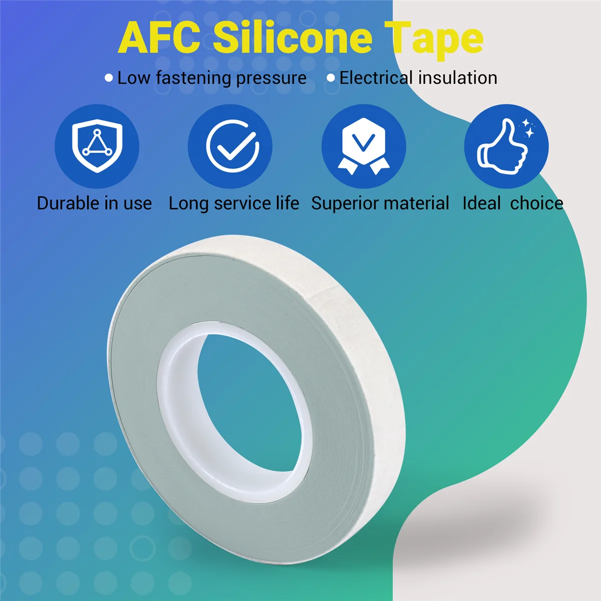 A99TAFC Thermal Insualtion Silicone Bonding Rubber Tape for LCD Module Flexible Board