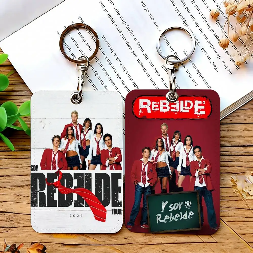 RBD Rebelde Tarjetero Organizador de tarjetas de crédito y identificación, linda cartera, accesorio diario, accesorio juguetón