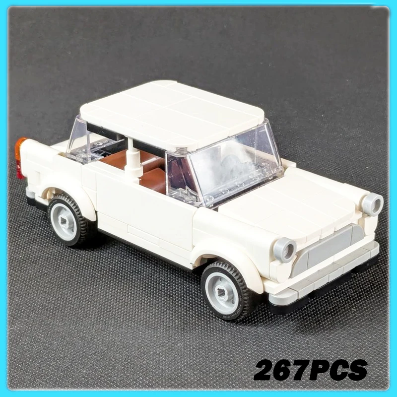 

267 шт. MOC-241913 Trabant Ретро модель автомобиля городской технический автомобиль строительные блоки креативные кирпичи для сборки мальчиков игрушка детский рождественский подарок