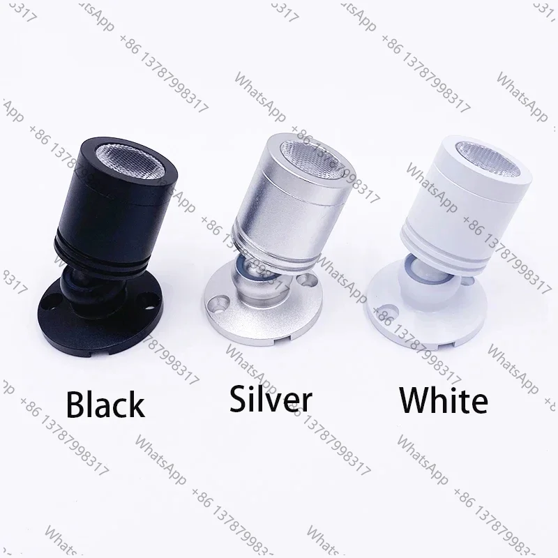 USB 5V RGB Mini LED Spotlight 1W 3W Remote Dimmable Downlight for Home KTV Bar Cabinet Showcase Counter Decoration Jewelry Lamp