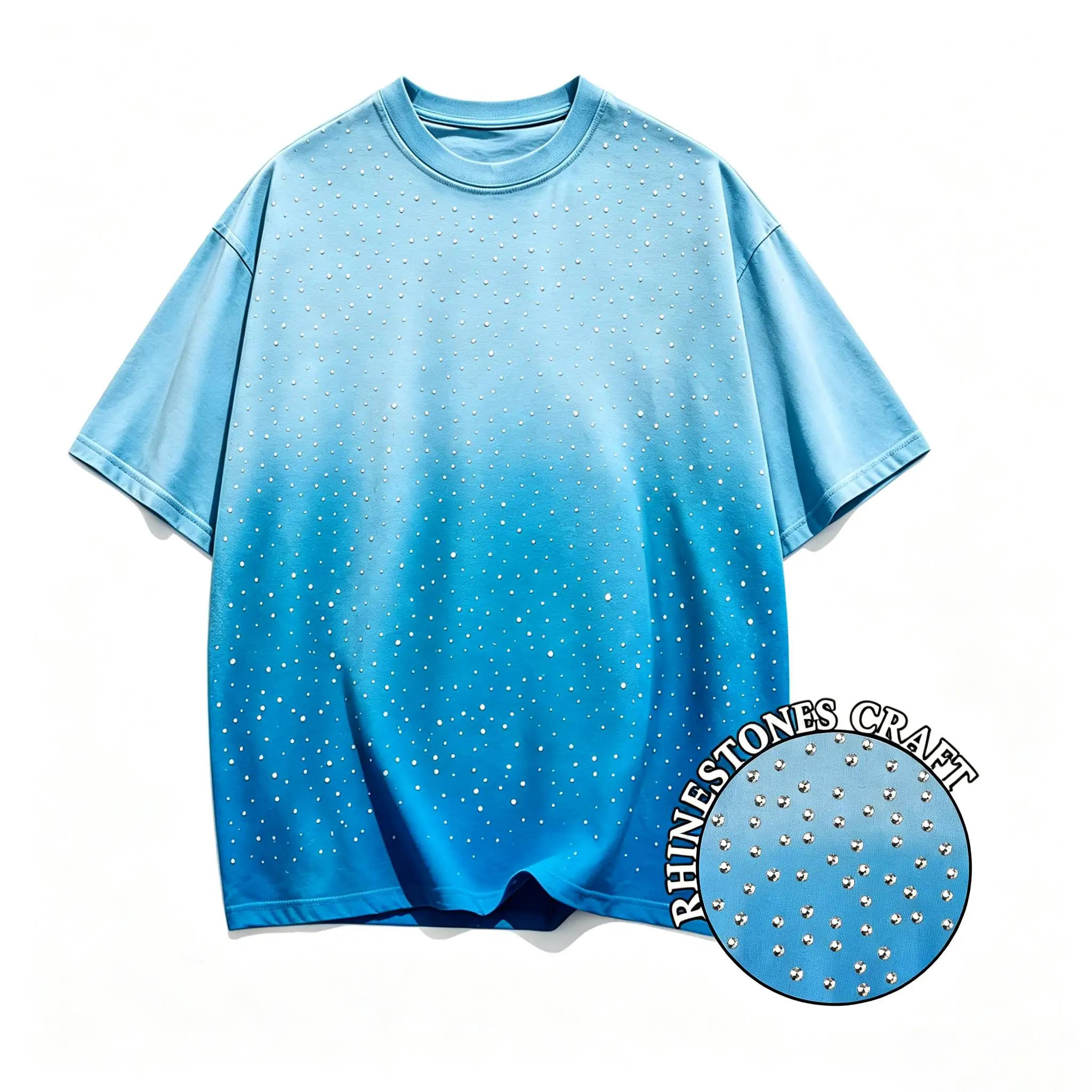Rhnesrones Craft – t-shirts tie-dye pour hommes, t-shirt d'été confortable et assorti avec tout, hauts décontractés à la mode, vêtements unisexes en coton doux