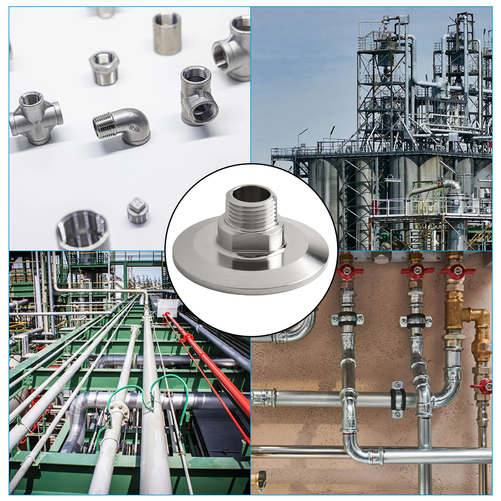 Reliable Tri Clover Adapter Crafted from Stainless Steel Transforming Connections between Various Pipe Types Efficiently