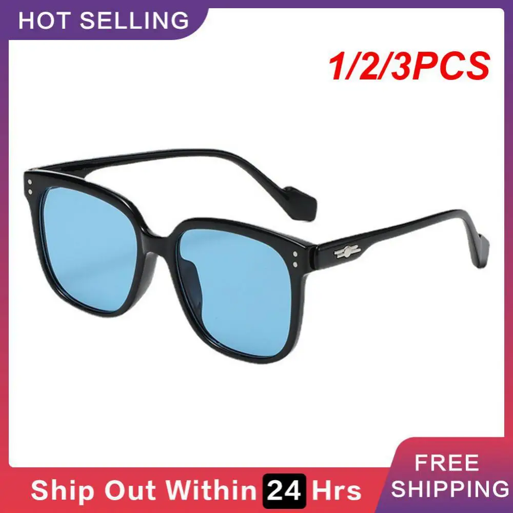 1/2/3PCS Goggles Comfortable To Wear Lens Material Pc Street Photo Sunglasses Clothing Accessories Square Sunglasses