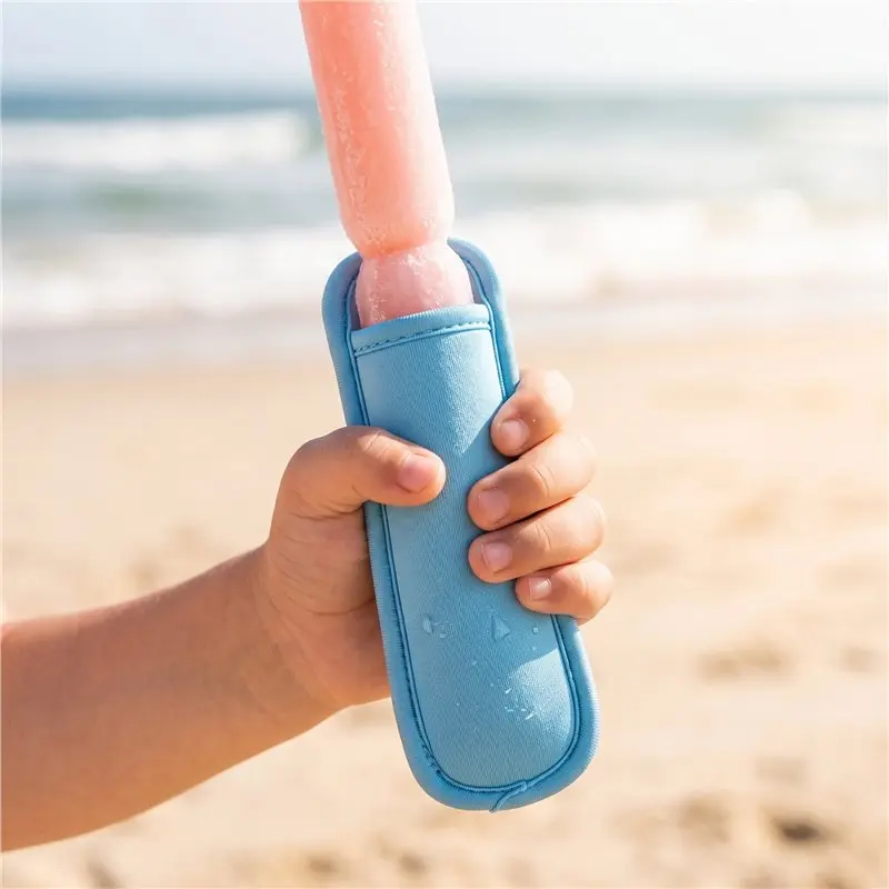 PORK-11PCS Sleeves, Reusable Ice Holders, Ice Insulator Sleeves, Freeze Pops Sleeves, Ice Sleeves Holder Bag