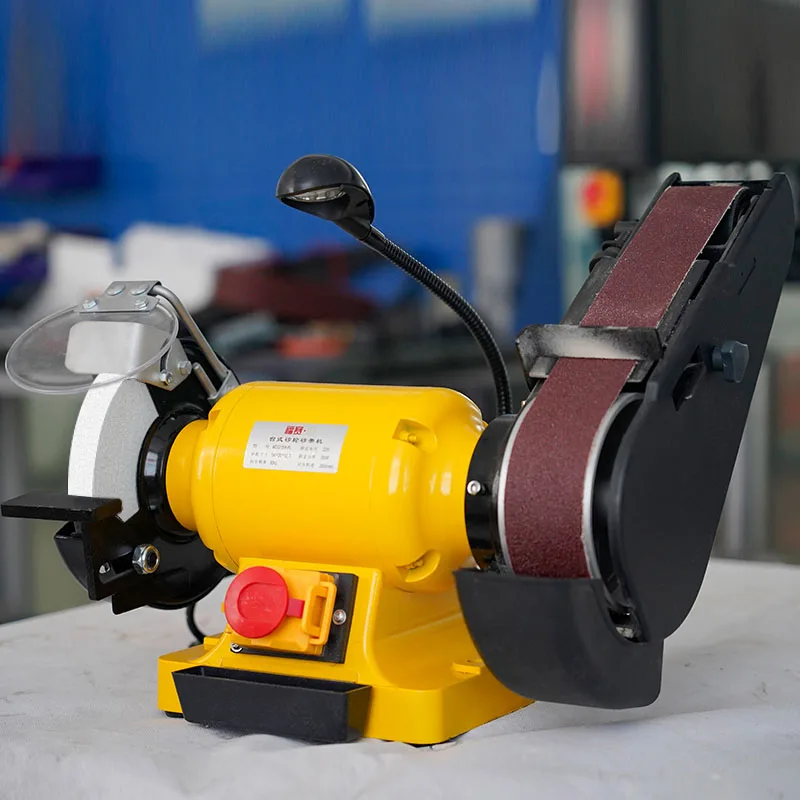 6-inch Belt Sander Hot Sale Mini Home Use DIY Electric Belt Disc Sander Wood Working Machine 500W MD3215W-PL