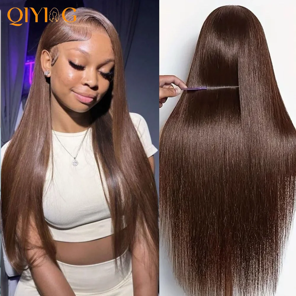 Queenlike Real Hd Lace Frontal Human Hair Wigs for Women Pre Plucked 13x4 Straight Scalp Invisible Strap Hd Lace Human Hair Wig